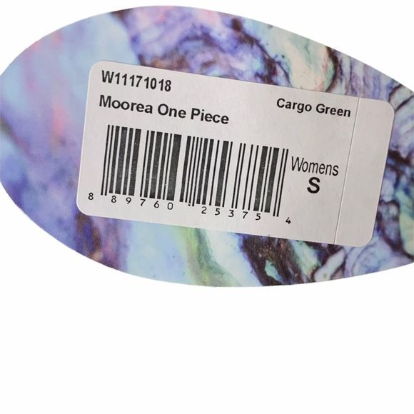 PRANA Moorea one piece bathing suit cargo green sm - Picture 4 of 4